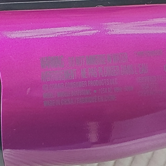 Conair Infinity Pro Rotating Brush Hot Air Blow Dryer Curling Iron BC178SDMC - Picture 11 of 11